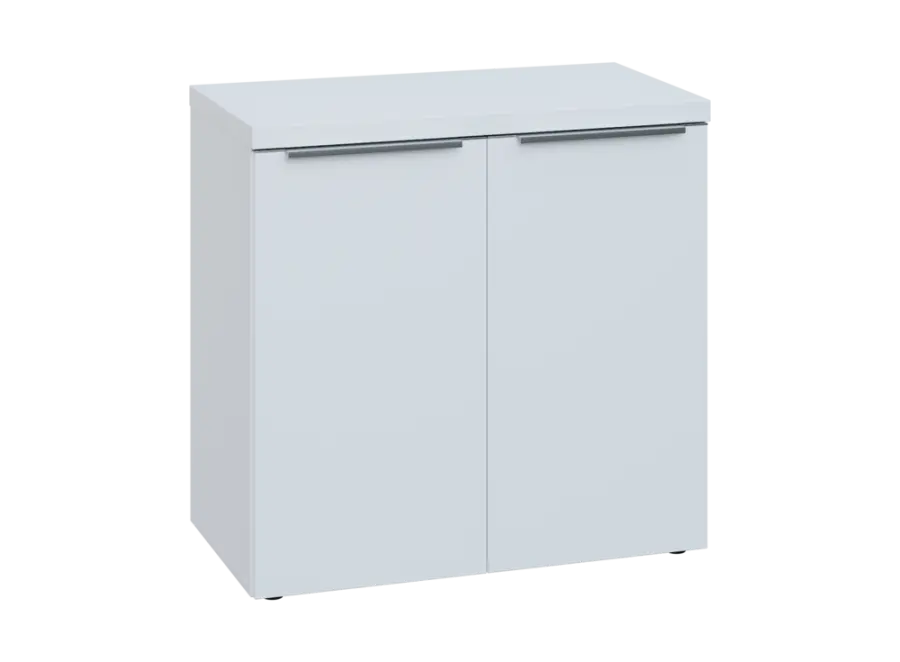 SIN 2 - 8D kancelářská skříň, 2-dveřová, 770x800x400, bílá